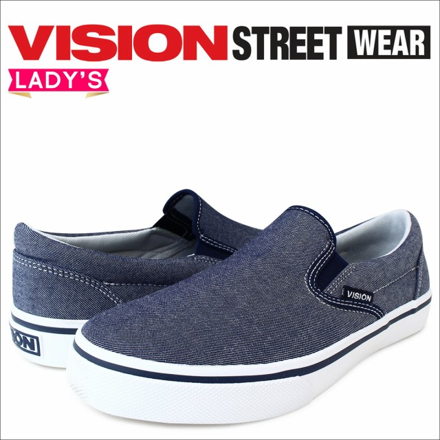 VISION STREET WEAR ヴィジョン ストリート ウェア スニーカー メンズ レディース FULTON VSW,7151 靴 ネイビー