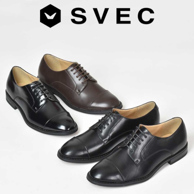 オックスフォード レースアップ ストレートチップ 外羽根 メンズ カジュアル シューズ 男性用 紳士靴 くつ SVEC シュベック SPT366,5