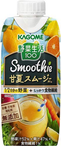野菜生活100 Smoothie 甘夏スムージーMix 330ml×12本 紙パック