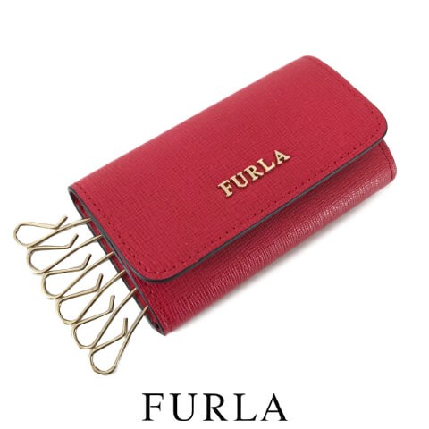 Furla - 【新品】FURLA ライトイエロー レザー キーケースの+