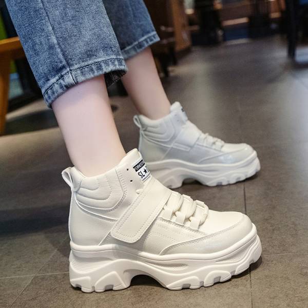 インヒール 厚底 ハイカットスニーカー レディーススニーカー 通販