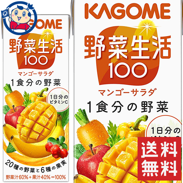 カゴメ 野菜生活100 フルーティーサラダ 0ml 24本 紙パック 野菜 果実飲料 価格比較 価格 Com
