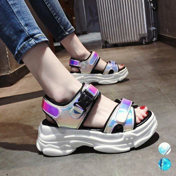 スポーツサンダル レディース 厚底の人気商品 通販 価格比較 価格 Com