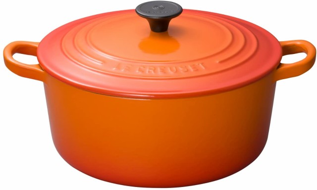 LE CREUSET - ルクルーゼ 鍋 ココットロンド 20cm オレンジの+spbgp44.ru