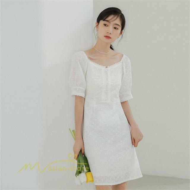 白 ワンピース 半袖の人気商品 通販 価格比較 価格 Com